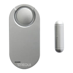 Arregui - AL012 Alarme pour la maison Capteur d'alarme pour porte et fenêtre avec 2 télécommandes Alarme avec sirene sans fil avec batterie Systeme