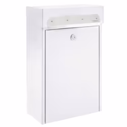 ARREGUI Bigpack EP1001 Boîte à colis en acier pour gros colis de 46 x 285 x 16 cm blanc