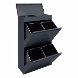 Description générale Les poubelles de recyclage Arregui TOP sont idéales pour le tri sélectif des déchets. Conçues pour occup ...