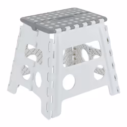 Tabouret pliant polyvalent ARREGUI. Tabouret stable et sûr, capable de supporter jusqu’à 150kg. Se plie et se déplie en un se ...