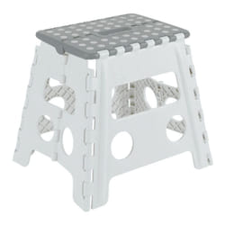 TB-032-GB Tabouret Pliant Multiusage, Marchepied, 32 cm de hauteur, blanc - blanc - Arregui