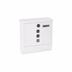 Chance Porte-journaux est une boîte aux lettres extérieure individuelle, fabriquée en acier, de taille M (Format DIN A4), ell ...