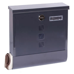 Arregui - Chance E7005 Boîte aux Lettres Individuelle en Acier avec Porte-journaux, Taille m (Format A4), Boîte aux Lettres avec Serrure Couverte,