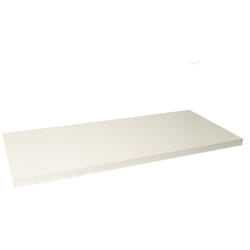 Arregui - Basic CRA31-B Plateau, plan de travail pour meuble de tri et poubelle de recyclage Basic et Vario, installation facile avec adhésif, blanc