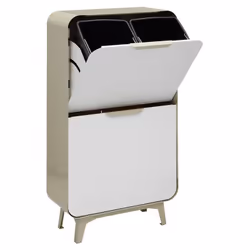 Meuble de recyclage design et décoratif ! Les meubles poubelles de recyclage Arregui ROUND sont spécialement conçus pour sépa ...