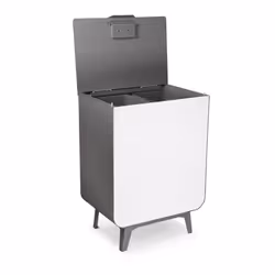 ARREGUI Duplo est un meuble de poubelle de recyclage qui permet de séparer et trier facilement et rapidement les déchets. Ave ...