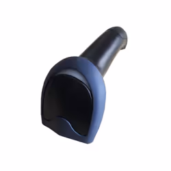 Eightt ESC-1D, Lecteur de code barre portable, 1D, 0 - 45°, Avec fil, PS/2, RS-232, USB, Noir, Bleu