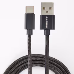 Eightt ECT-4B, 1 m, USB C, USB A, USB 2.0, 480 Mbit/s, Noir
