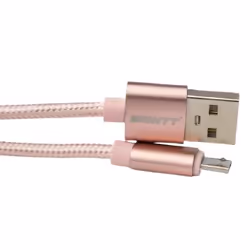 Eightt ECM-1P, 1 m, USB A, Micro-USB B, USB 2.0, 480 Mbit/s, Rose