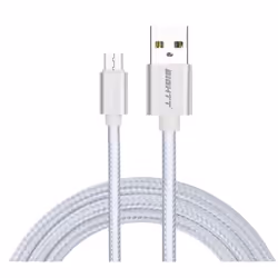 Eightt ECM-1S, 1 m, USB A, Micro-USB B, USB 2.0, 480 Mbit/s, Argent