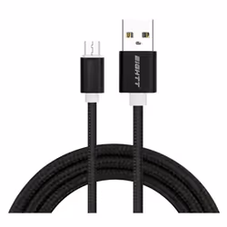 Eightt ECM-1B, 1 m, USB A, Micro-USB B, USB 2.0, 480 Mbit/s, Noir