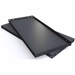 Plateaux métalliques de différentes tailles, fabriqués à partir de bobines d'acier DC01 laminées avec une épaisseur de 0,7 et ...
