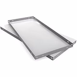Simonrack Plateau en métal  &ndash   1100  x 300  mm Blanc - 117