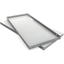 Simonrack  Plateau en métal&nbsp &ndash &nbsp 1100&nbsp x 300&nbsp mm Blanc - 117
