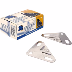 Support en métal galvanisé SimonRack – Renfort professionnel pour les rayonnages | Boîte de 48 unités Optimisez la stabilité  ...