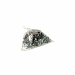 Accessoire rangement - SIMON RACK - Lot de 40 boulons et écrous + 4 pieds gris - Métal - Petit meuble complément