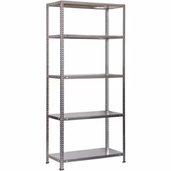 Etagère Simonrack KIT COMFORT PLUS 5/400 galva 2000x1000x400mm Etagère de rangement en métal avec 5 niveaux. Profils en métal ...
