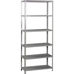 SIMON CLASSIC étagère en métal avec vis avec 6 étagères (200x90x40cm) GALVANISÉE
