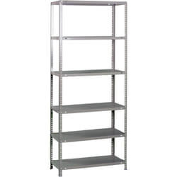 SIMON CLASSIC étagère en métal avec vis avec 6 étagères (200x90x50cm) GALVANISÉE