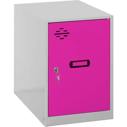 Casiers en métal SIMONLOCKER (47,5x30x50cm) GRIS ET ROSE