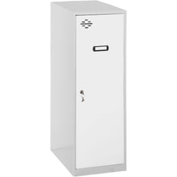 Casier Vestiaire Metallique Petit, 915x300x500 mm, Armoire Metallique Petit, Comprend la Clé, Gris/Blanc - Simonlocker - Simonrack