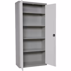 Design fonctionnel et compact : Avec des dimensions de 1800x600x400 mm, cette armoire est idéale pour les espaces restreints, ...