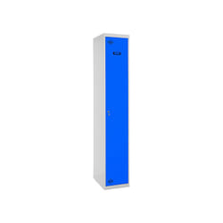 SIMONLOCKER casiers en métal (180x30x50cm) GRIS ET BLEU