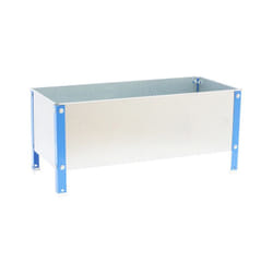 Simonrack - Jardinière Simon Rack simongarden urban 410x900x400mm 100l bleu galva avec vis de montage