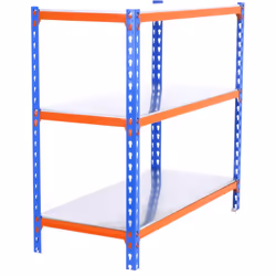 Structure solide en acier renforcé – Supporte jusqu’à 200 kg de point de flexion par étagère. Poids certifié. Large espace de ...
