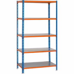 Structure solide en acier renforcé – Supporte jusqu’à 200 kg de point de flexion par étagère. Poids certifié. Large espace de ...