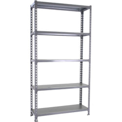 Tagère Rangement, 2000x1200x400 mm, 5 Niveaux, 200 kg Capacité de Charge et Point de Flexion, Métal , Étagère Garage, Gris - Simonclick - Simonrack