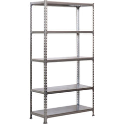 Simonrack - tagère Rangement, 2000x1200x500 mm, 5 Niveaux, 200 kg Capacité de Charge et Point de Flexion, Métal , Étagère Garage, Galvanisé