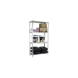 Étagère métallique 4 niveaux - SIMON RACK - KIT MADERCLICK MEGAPLUS - 1500 x 1200 x 400 mm - Galvanisé - Bois