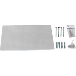 Simonrack - Panneau Mural Perforé Porte Outils, Jeu de 17 crochets, 600x1200x35 mm, Blanc - Simonwork