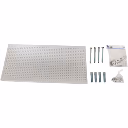 Panneau perforé de couleur galvanisée pour le rangement des outils Avec des dimensions en mm de 600x900x35 mm. Facilement ins ...
