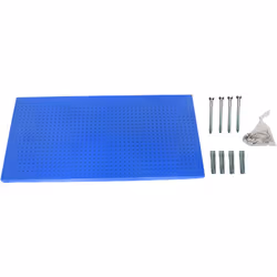 Panneau perforé pour le stockage des outils blancs Avec des dimensions en mm de 600x1500x35 mm. Facilement insérable sur les  ...
