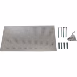 Panneau perforé de couleur galvanisée pour le rangement des outils Avec des dimensions en mm de 400x1500x35 mm. Facilement in ...