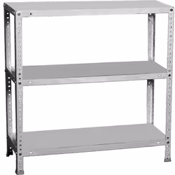 Structure solide en acier renforcé – Supporte jusqu’à 75 kg de point de flexion par étagère. Poids certifié. Large espace de ...