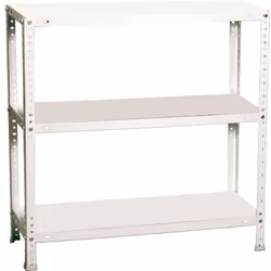 Structure solide en acier renforcé – Supporte jusqu’à 75 kg de point de flexion par étagère. Poids certifié. Large espace de  ...