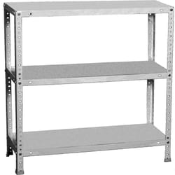 SimonRack Étagère Rangement, 900x1000x400 mm, 3 Niveaux, 75 kg Capacité de Charge et Point de Flexion, Métal , Étagère Garage, Galvanisé - Advantage