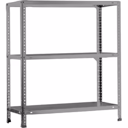 Structure solide en acier renforcé – Supporte jusqu’à 75 kg de point de flexion par étagère. Poids certifié. Large espace de  ...