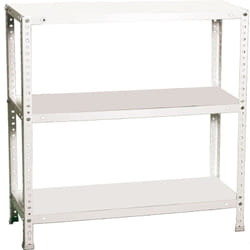 Tagère Rangement, 1000x1000x300 mm, 3 Niveaux, 100 kg Capacité de Charge et Point de Flexion, Métal , Étagère Garage, Blanc - Comfort - Simonrack