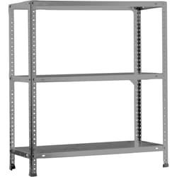 SIMON CLASSIC étagère en métal avec vis avec 3 étagères (90x110x30cm) GRIS
