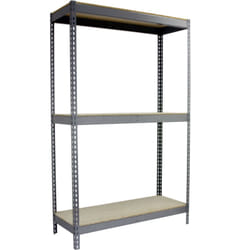 Tagère Industrielle, 2000x1500x750 mm, 3 Niveaux, 600 kg Capacité de Charge et Point de Flexion, Métal, Étagère Charge Lourde, Gris - Simonforte
