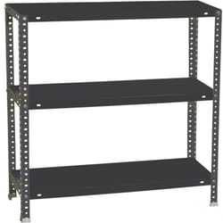 SIMON CLASSIC étagère en métal avec vis avec 3 étagères (90x90x30cm) ANTHRACITE