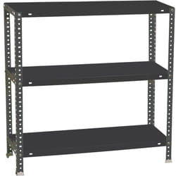 Tagère Rangement, 900x1100x500 mm, 3 Niveaux, 90 kg Capacité de Charge et Point de Flexion, Métal , Étagère Garage, Anthracite - Comfort - Simonrack