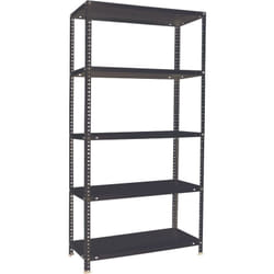 Tagère Rangement, 1800x900x400 mm, 5 Niveaux, 100 kg Capacité de Charge et Point de Flexion, Métal , Étagère Garage, Anthracite - Comfort - Simonrack