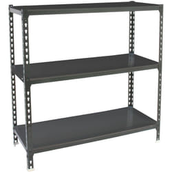 Tagère Rangement, 900x800x300 mm, 3 Niveaux, 180 kg Capacité de Charge et Point de Flexion, Métal , Étagère Garage, Anthracite - Simonclick