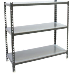 Simonrack - tagère Rangement, 1000x800x400 mm, 3 Niveaux, 180 kg Capacité de Charge et Point de Flexion, Métal , Étagère Garage, Anthracite/Galvanisé