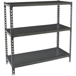 Tagère métallique Simon Rack sans vis couleur anthracite 3 étagères 1000x1100x500 mm Fabriquée en Espagne